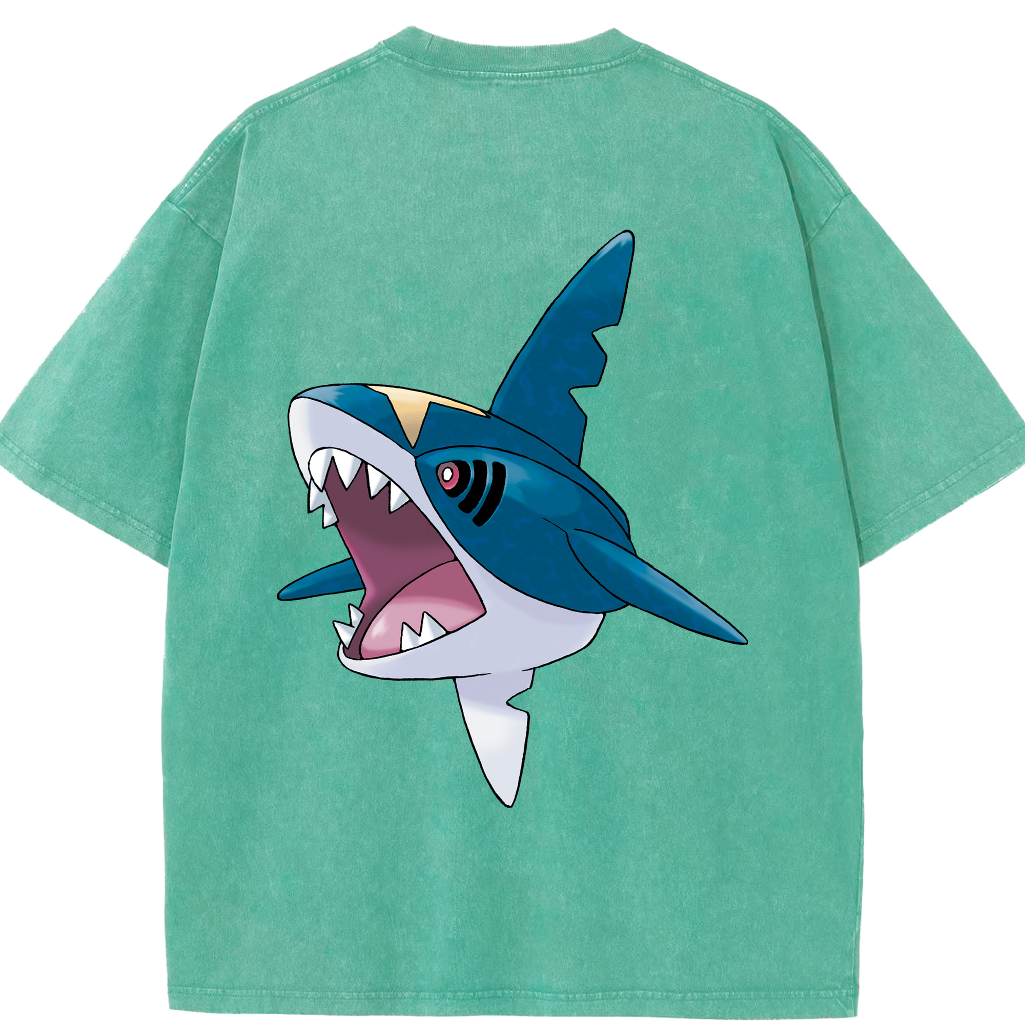 （画像用） ポケットモンスター Pokémon 綿100% ヴィンテージ風 半袖Tシャツ（背面プリント）